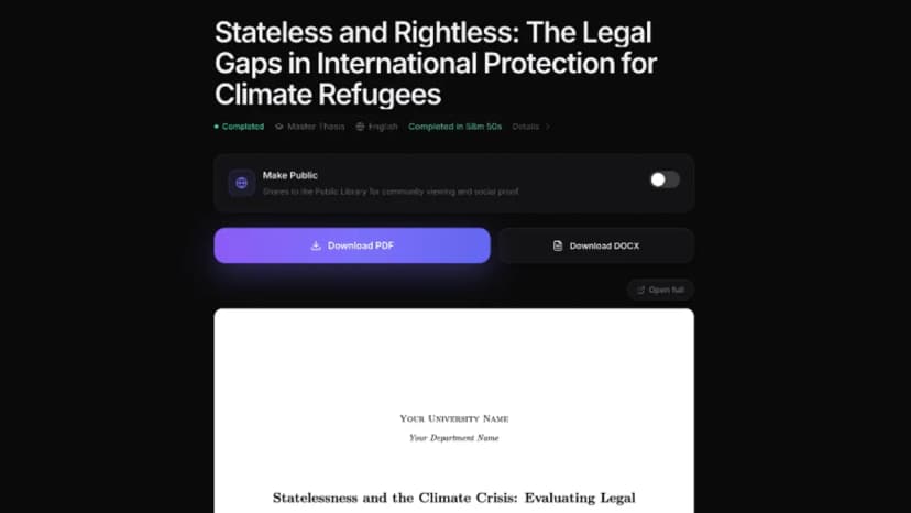 AI Thesis Writer thumbnail