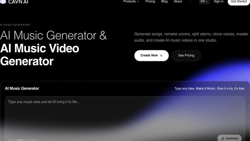 CAVN AI | AI Music Generator thumbnail