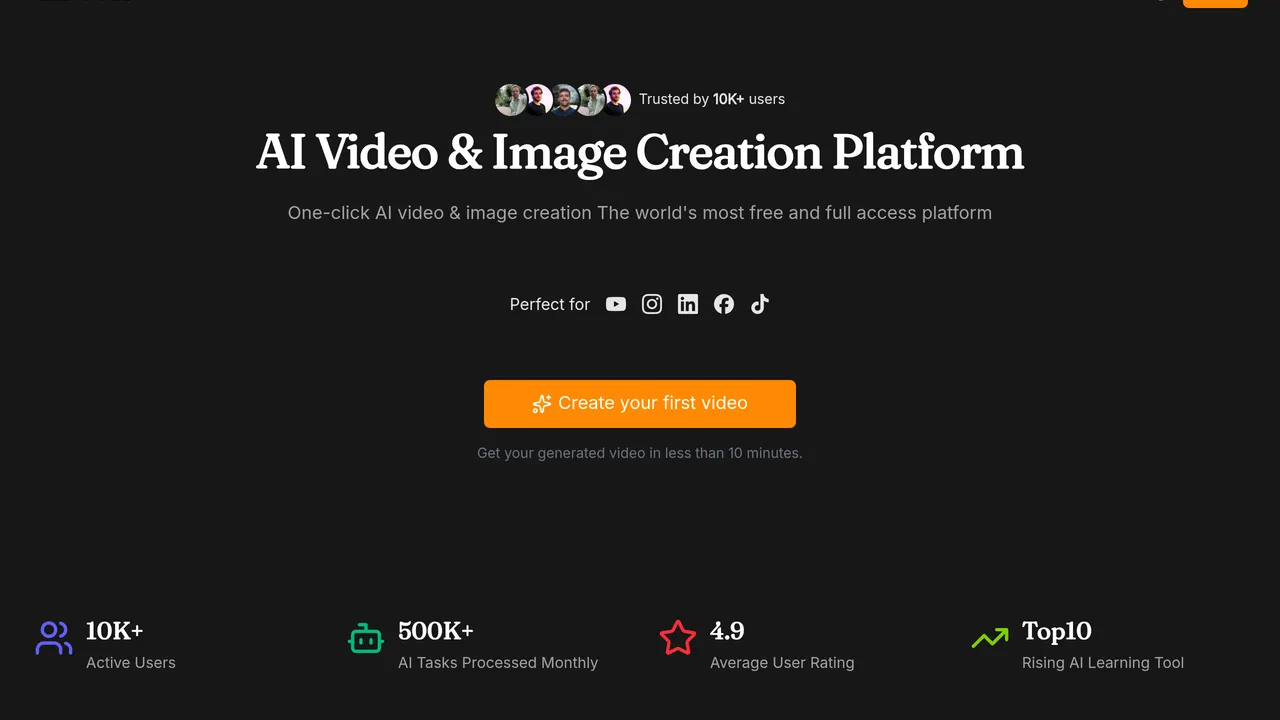 mivid.ai — AI Script to Video Generator that transforms scripts, blog posts, and ideas into professional videos in minutes, featuring AI avatars, voiceovers, and music.