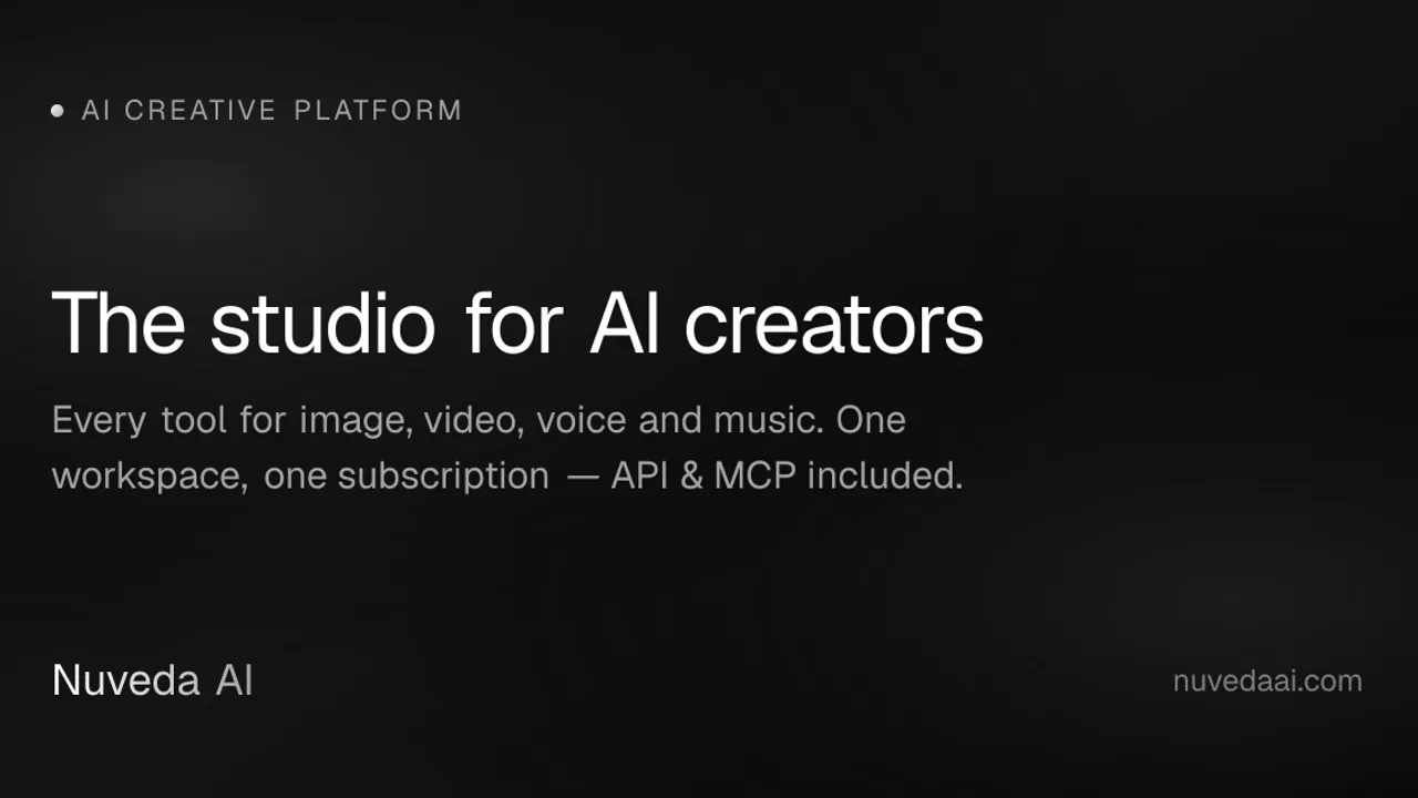 Nuveda AI — All-in-one AI studio for teams & creators