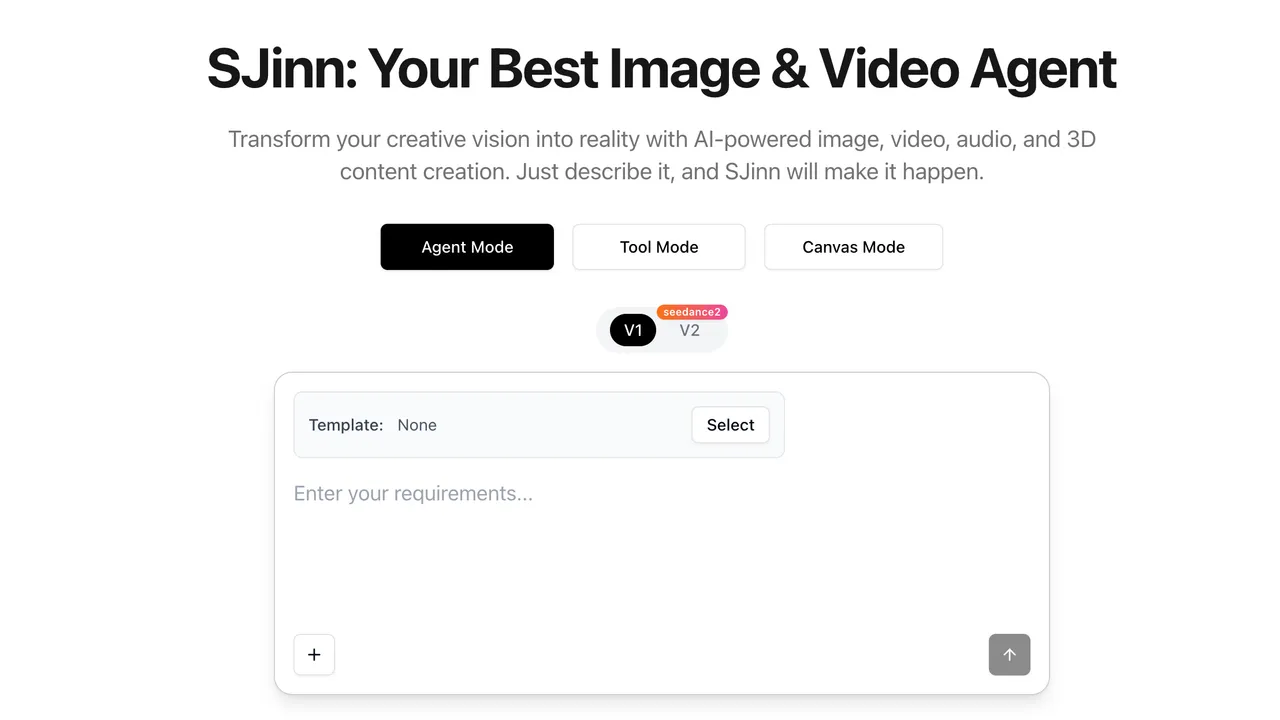 SJinn — SJinn, Your Best Image & Video Agent. Unleash imagination, leave the rest to SJinn.