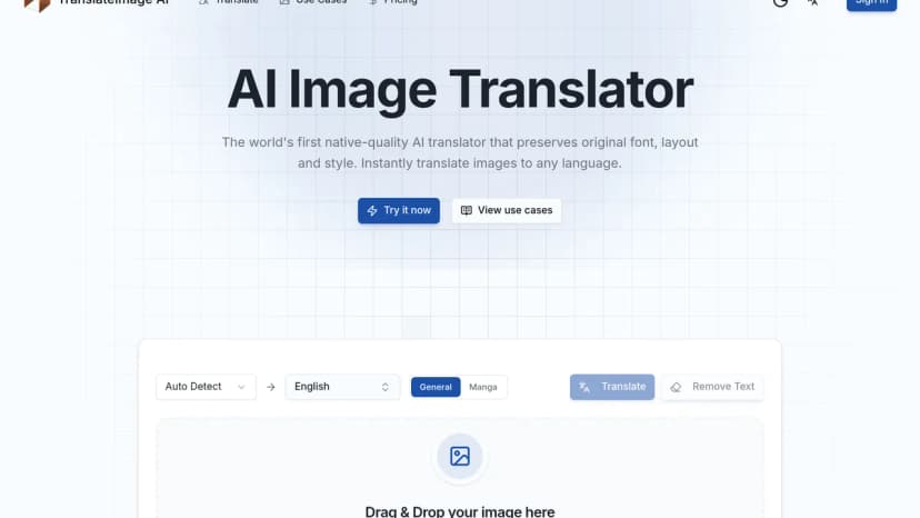 TranslateImage AI thumbnail