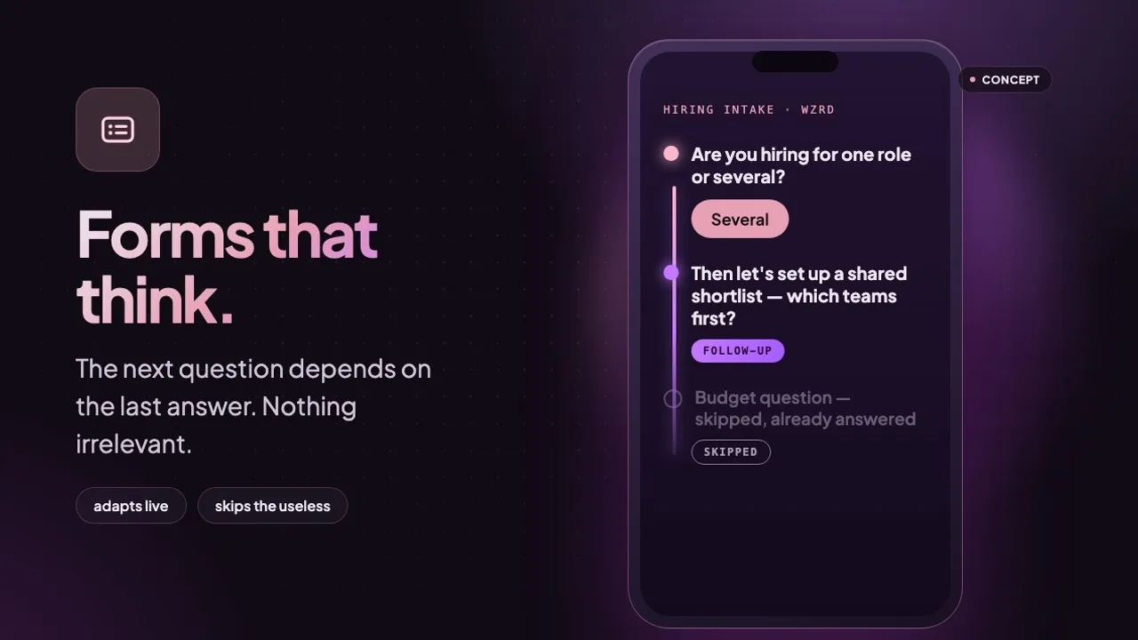 WZRD — WZRD is the AI-native interaction layer that makes digital experiences conversational, intelligent, and interactive.

