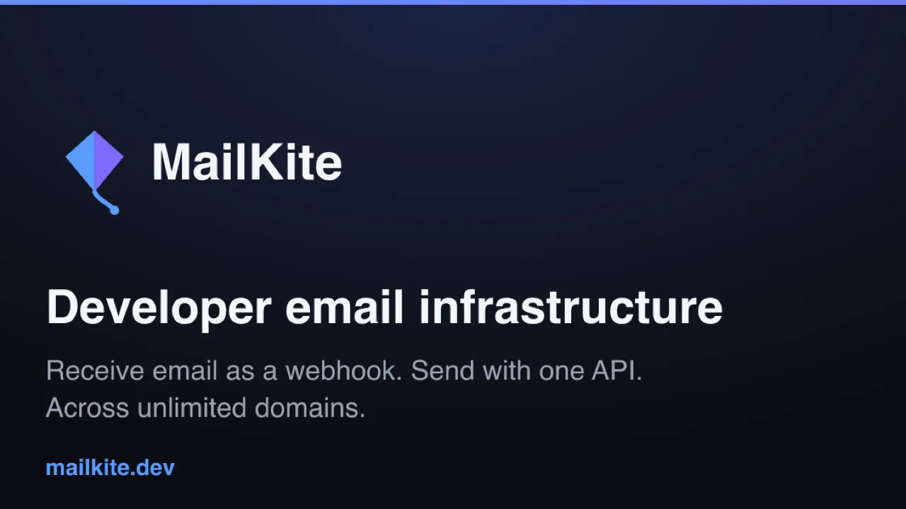 MailKite — Email platform for developers, marketers, and AI agents