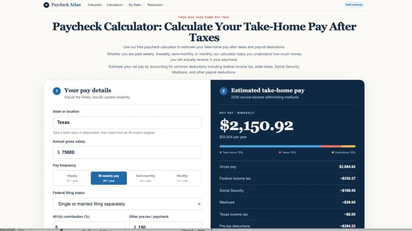 Paycheck Calculator thumbnail